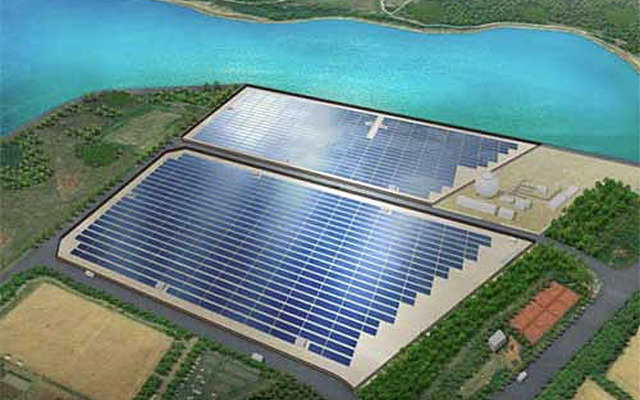 三井不動産・山口県山陽小野田太陽光発電計画のイメージ