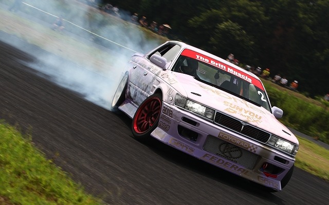 過去のドリフトマッスル 競技のようす