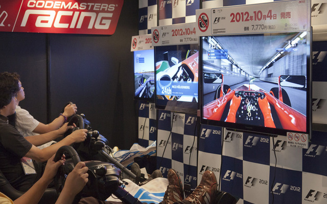 コードマスターズ、F１ゲーム2点を先行展示（東京ゲームショウ12）