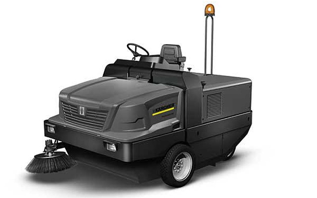 ケルヒャー、重工業・産廃業向け大型搭乗式スイーパー「KM 170/600 RD」