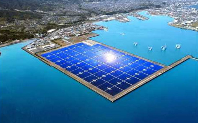 鹿児島市七ツ島メガソーラー発電所（参考画像）