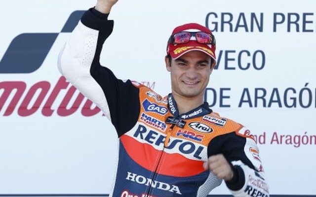MotoGP第14戦、今季4勝目を飾ったダニ・ペドロサ（ホンダ）