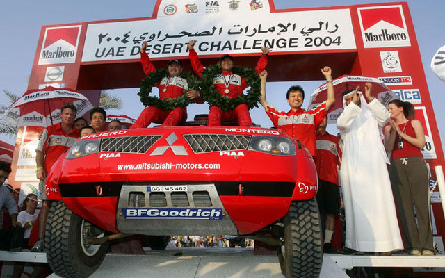 【クロスカントリー UAE】三菱増岡優勝、日産ドメビウス2位…パリダカ前哨