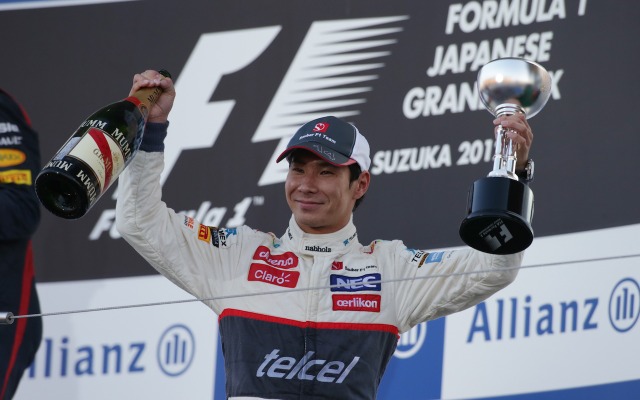 【F1 日本GP】3位入賞の可夢偉、ファンに感謝のウィークエンド［写真蔵］