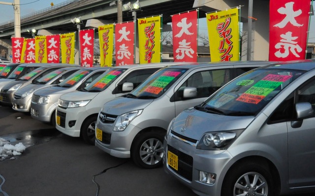 中古車販売店（参考画像）