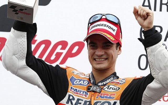 今季5勝目を飾ったダニ・ペドロサ（ホンダ）