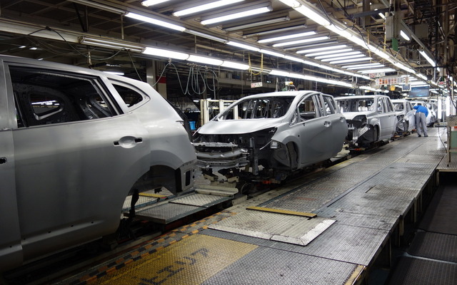 日産自動車九州、生産ライン