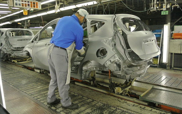日産自動車九州、生産ライン