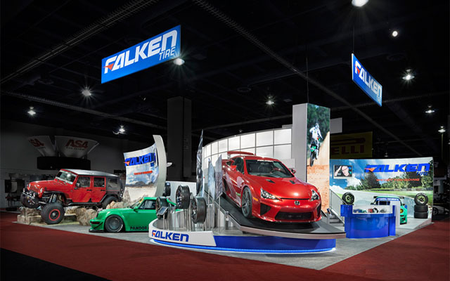 「SEMA SHOW 2012」ファルケンブース