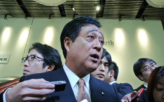 三菱自動車・益子修社長