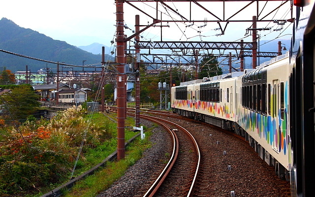 東武日光駅へと走る634型