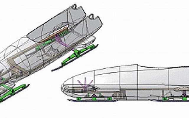 「下町ボブスレー」試作機