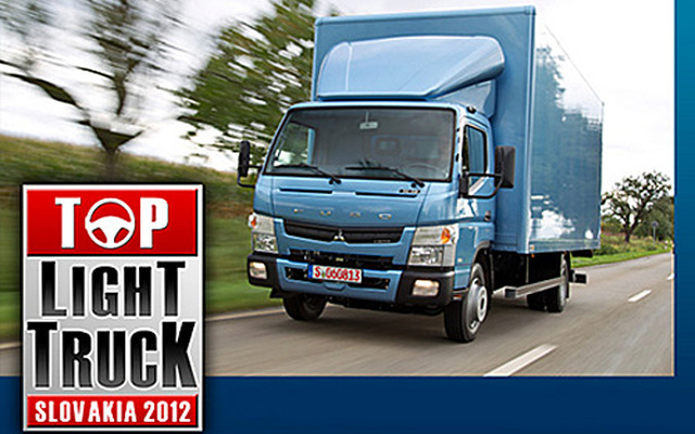 TOP LIGHT TRUCK　SLOVAKIA 2012を受賞した「キャンター」