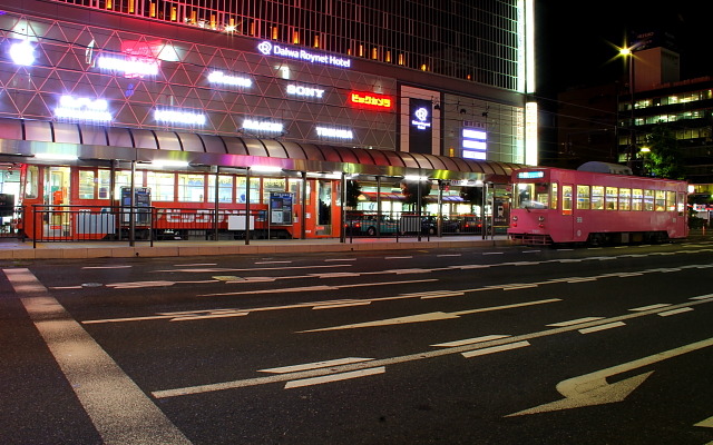 岡山電軌 岡山駅前電停