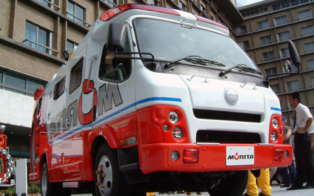 モリタ『消救車』、2005年1月に千葉県松戸市消防局へ初納入