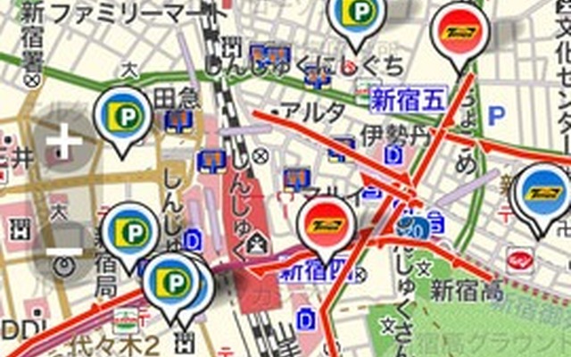 iOS向けナビアプリ MapFan＋