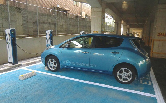 小田急、沿線の月極駐車場に電気自動車専用駐車スペースを設置