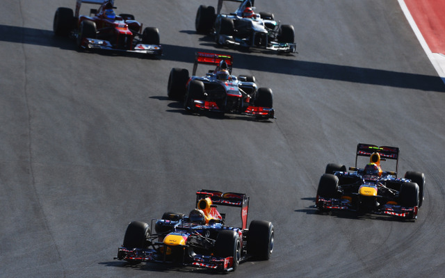 レッドブル セバスチャン・ベッテル（2012年USGP）とマーク・ウェーバー