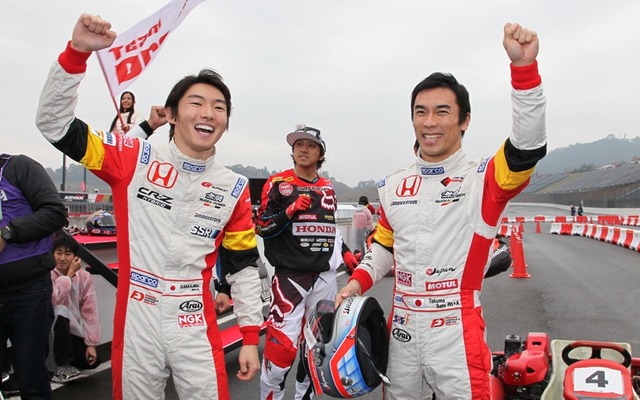 【ホンダレーシングサンクスデイ12】佐藤琢磨が盛り上げたスペシャルカート大会