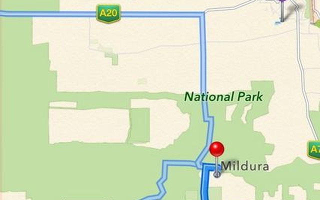 豪警察当局がアップル iOS6の地図に懸念……砂漠で迷子に