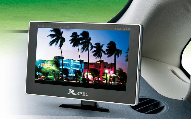 データシステム・車載用4.3インチスーパースリムモニター「SSM-W4.3」
