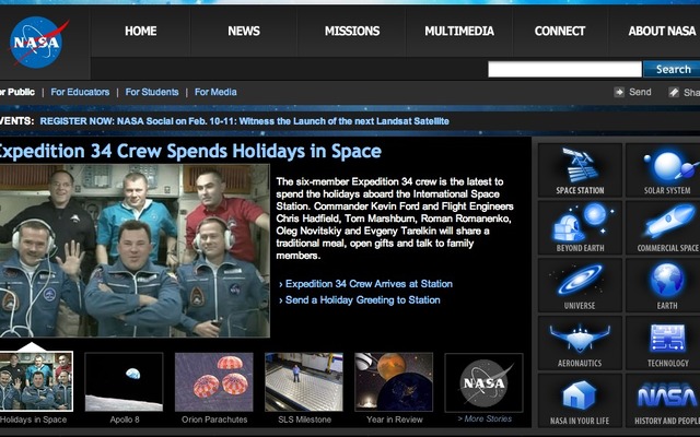 NASA webサイト