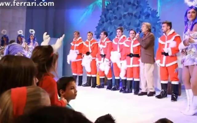 イタリアで開催されたフェラーリのクリスマスイベント