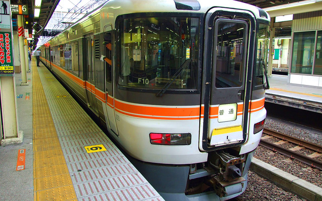 JR東海373系による普通電車