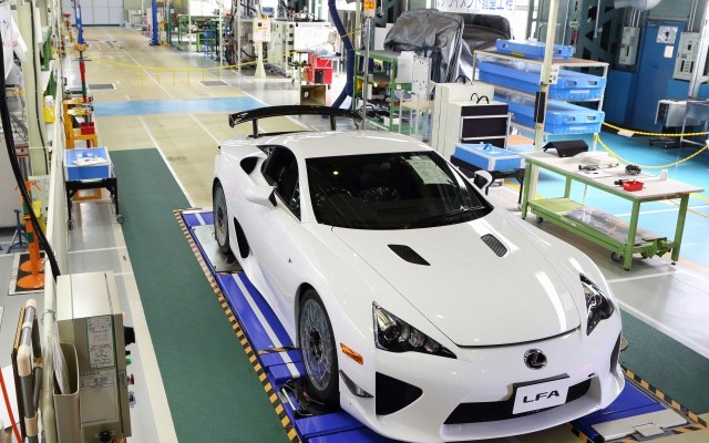  生産500台目となるLFA