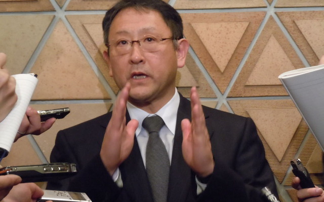 日本自動車工業会・豊田章男会長