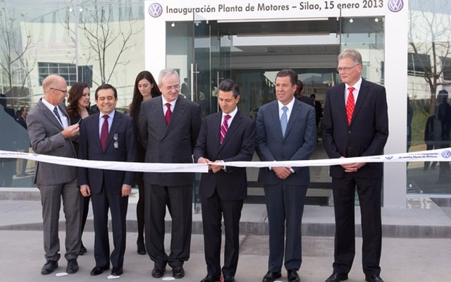 VWグループのメキシコ・シラオ工場の開所式