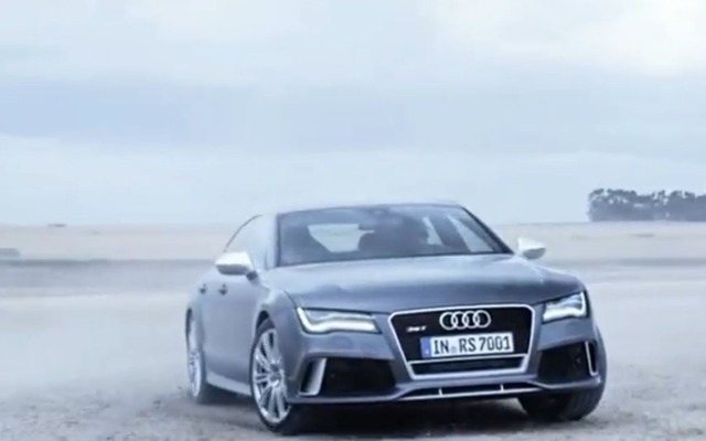 アウディ RS7 スポーツバック（動画キャプチャ）