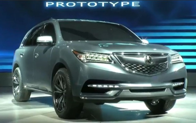 アキュラの最上級SUV、MDX 新型のプロトタイプ