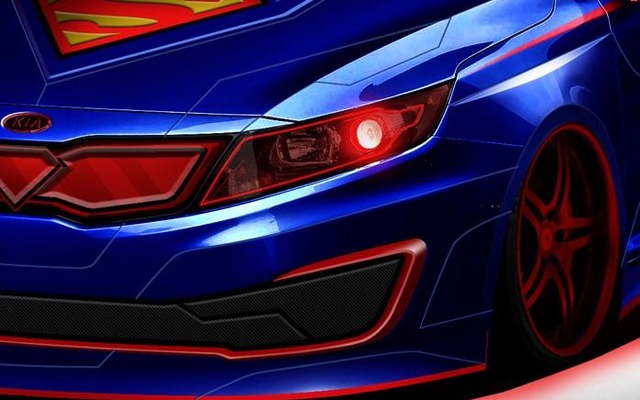 キア オプティマ ハイブリッドのスーパーマン仕様