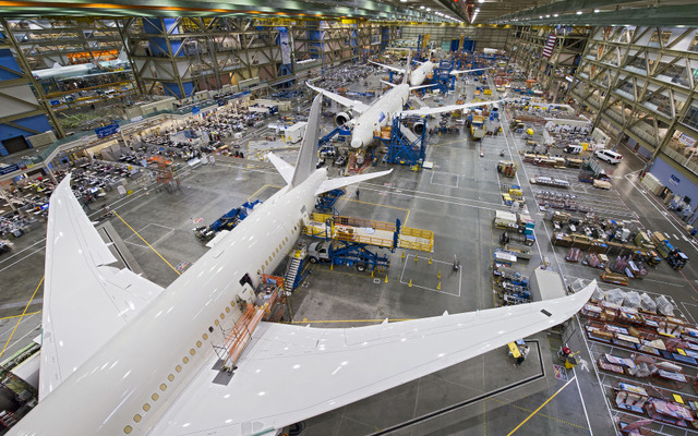 ボーイング 787最終組み立て工場（ボーイング）