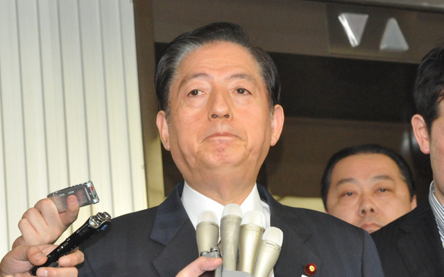 徳田政務官の辞任について語る太田国大臣（4日・国交省）
