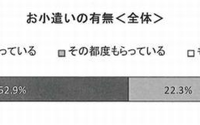 お小遣いの有無