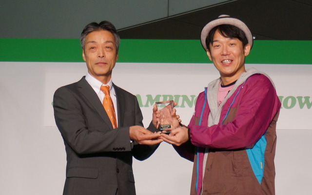 【ジャパンキャンピングカーショー】第1回アワードはペナルティ ヒデが受賞