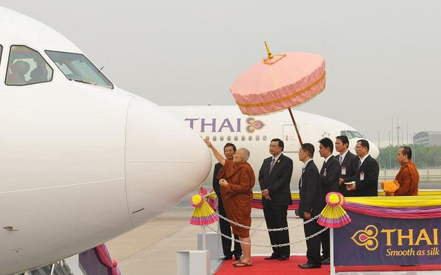 タイ国際航空の式典