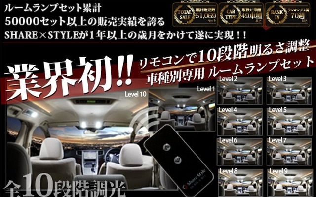 ルームランプセット「Z（ゼット）」