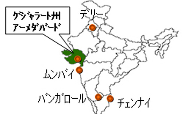 インド・グジャラート州アーメダバード市