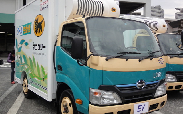 日野が開発した実証運行用のEVトラック
