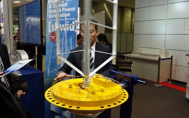 三井海洋開発の潮流・風力発電装置『skwid（スクウィッド）』