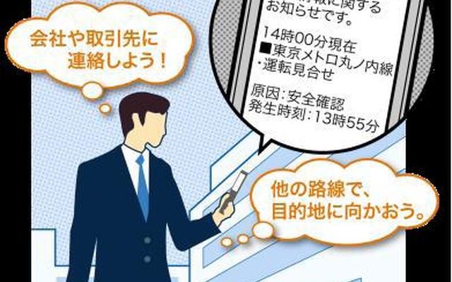 東京メトロ、運行情報提供サービス