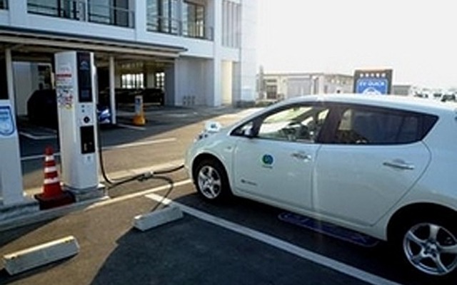 つくば市、市庁舎にEV用急速充電器を設置