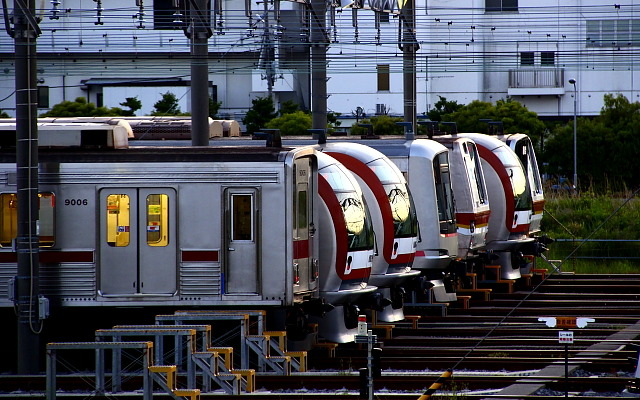 東京メトロ　新木場CR　メトロ直通 東急・東武・西武車両