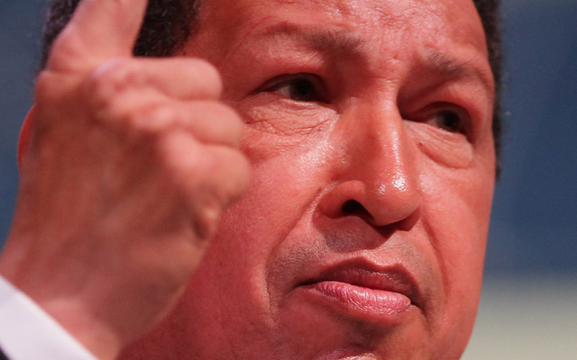 在りし日のチャベス大統領