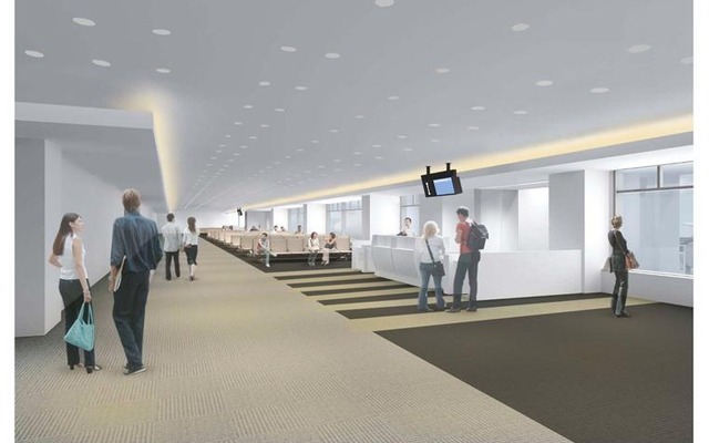 成田国際空港、国内線用バスゲート