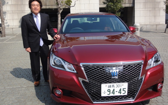 トヨタ自動車　山本卓ZSチーフエンジニアとクラウンアスリート