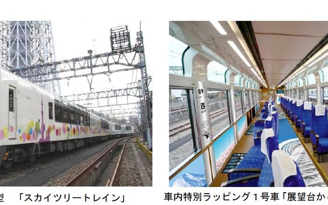展望車両634型「スカイツリートレイン」